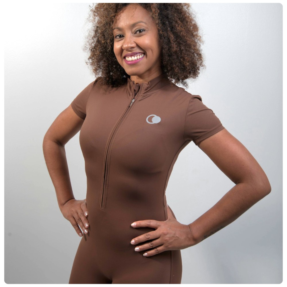 Brown Lunate Jumpsuit, view 4